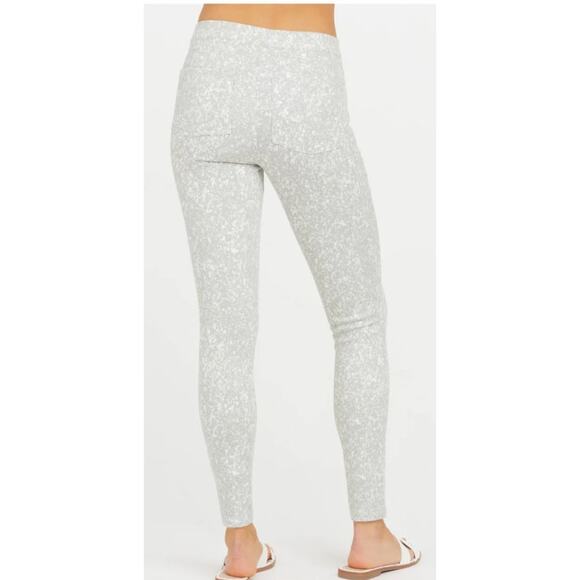 Spanx Ankle Jean-ish Leggings Speckled Gray NWT - Picture 2 of 4